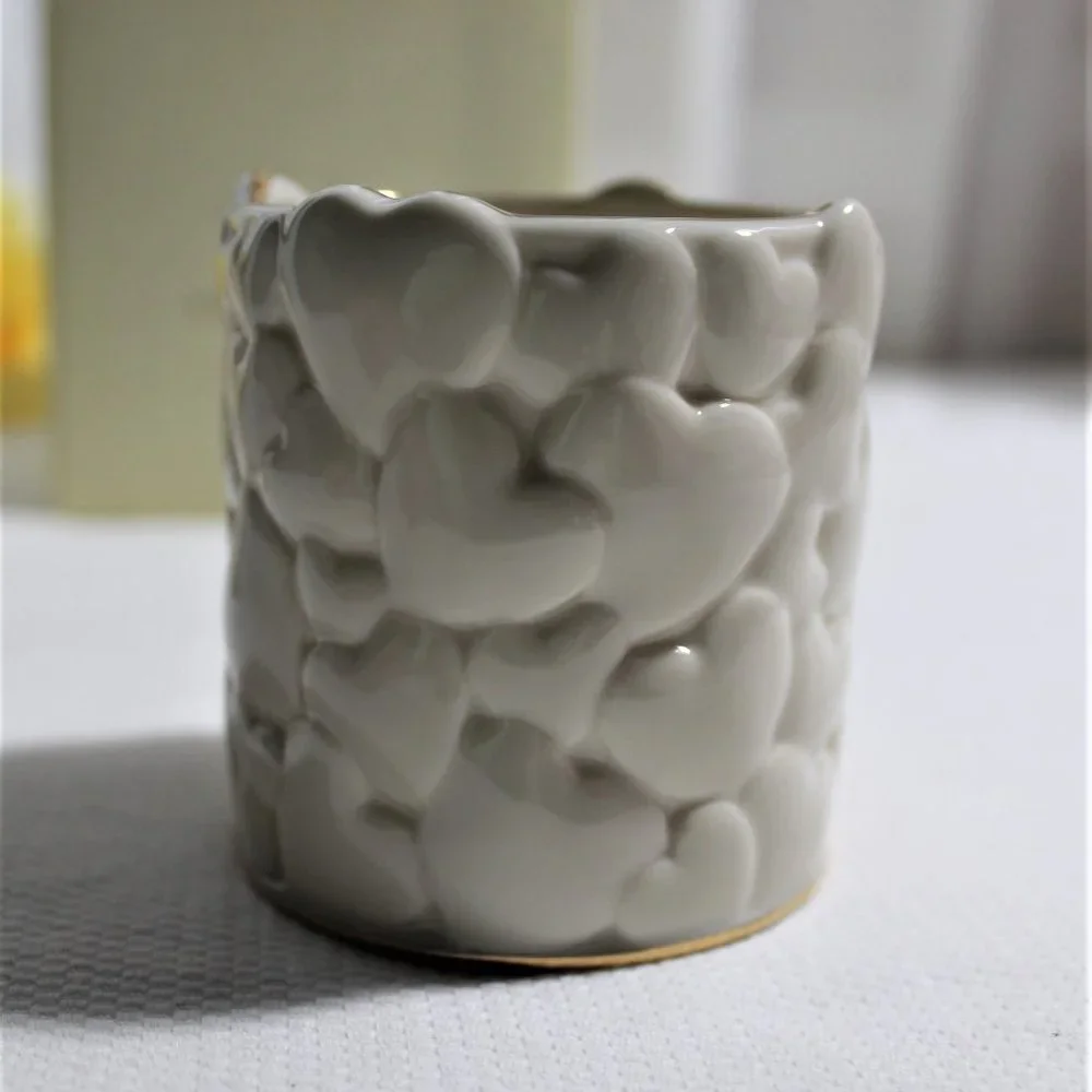 Lenox Hearts Small Votive, Candle Included,  NIB